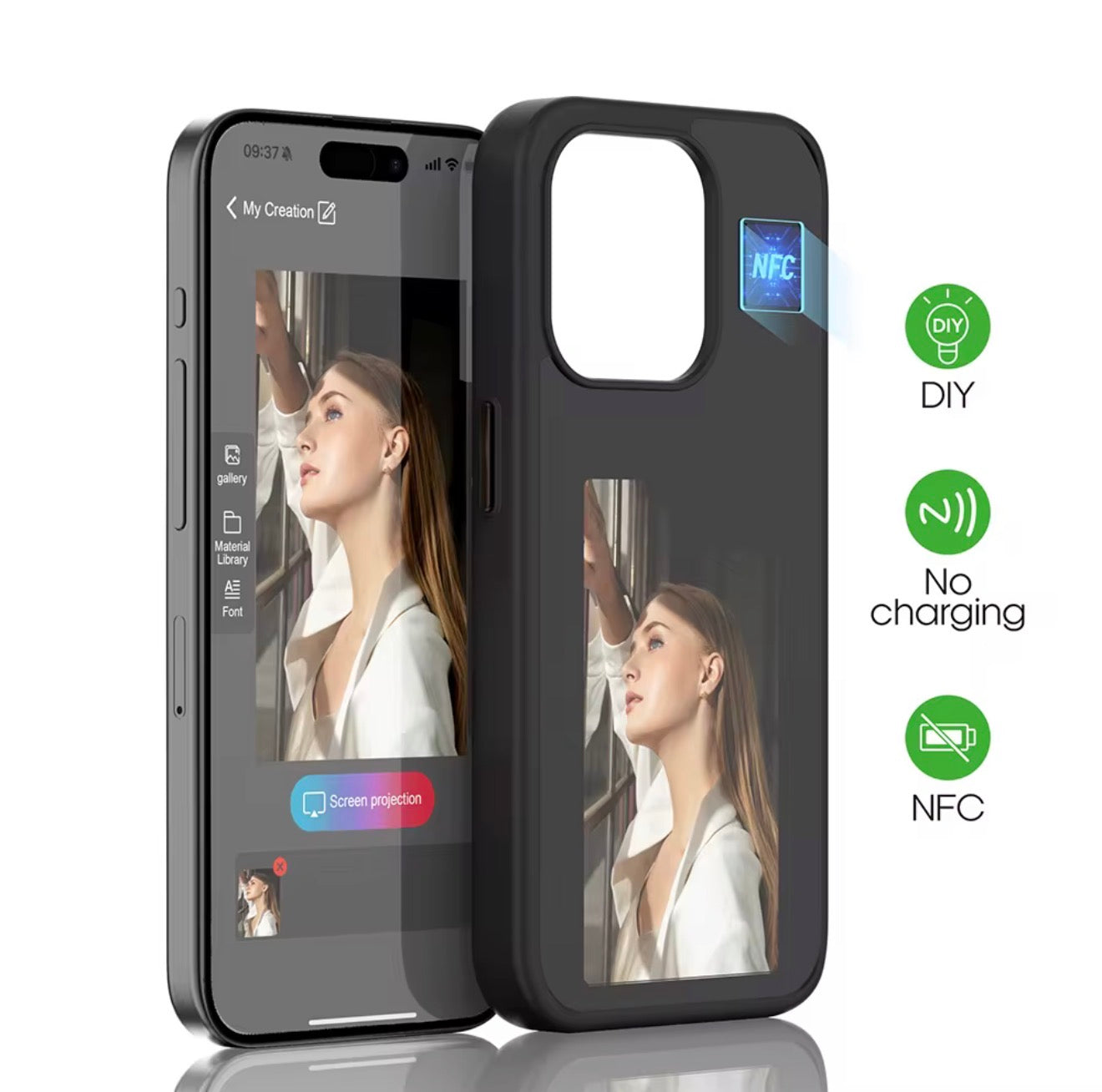 Screen Display Phone Case